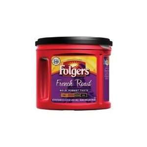 Folgers Ground Coffee, French Roast, 27.8 oz (Pack of 4)  