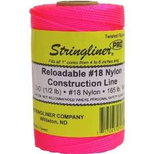 Stringliner 35409 540 Twisted Nylon Construction Line Fluorescent 