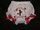 Personalized 1st, 2nd, 3rd Birthday Baby Diaper Cover Bloomers Lady 