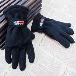   Game Full Finger Gloves Ski Cycling Driving Bike Black Warm  