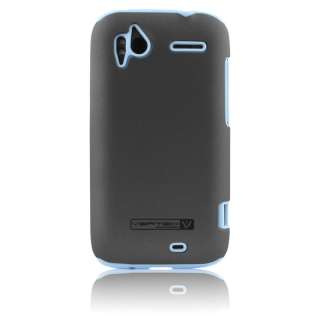 For HTC Sensation 4G Naztech Vertex Case Cover Blue Skin Screen 