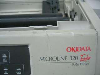 Okidata Microline 320 Turbo Dot Matrix Printer GE7000A  
