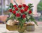 ONE DOZEN LONG STEM RED ROSES Love Wife Mother Friends 
