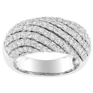  Sterling Silver Round Cubic Zirconia Fancy Ring Jewelry