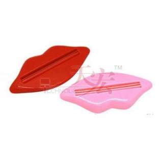   Lip Kiss Easy Press Dispenser Squeeze Toothpaste Gadget Bathroom Daily