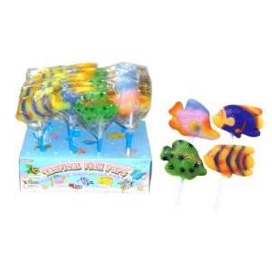 Tropical Fish Pops (Pack of 24)  Grocery & Gourmet Food