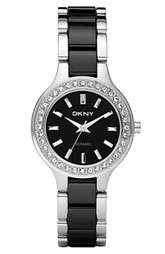 DKNY Ceramic & Stainless Steel Crystal Bezel Watch $175.00