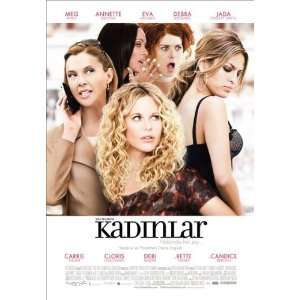   Women Poster Turkish 27x40 Annette Bening Candice Bergen Carrie Fisher