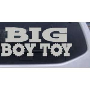 Big Boy Toy Off Road Car Window Wall Laptop Decal Sticker    Silver 