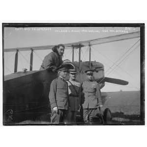   Guy De Lavergne,Col. Archie Miller,Maj. Langlois,Gen. William Mitchel