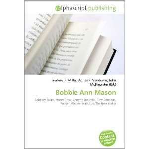  Bobbie Ann Mason (9786133838147) Books