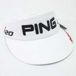Ping Bubba Watson Tour Visor (White, One Size, RARE) Golf NEW  