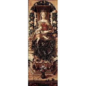 FRAMED oil paintings   Carlo Crivelli   24 x 70 inches   Madonna della 