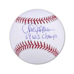 Cleon Jones Autographed Baseball  Details 1969 World Series Champs 