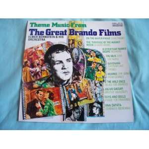 ELMER BERNSTEIN Theme Music Great Brando Films UK LP: Elmer Bernstein 