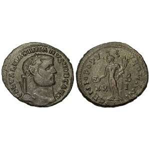  Galerius, 1 March 305   5 May 311 A.D.; Silvered Follis 
