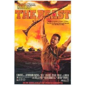  The Beast Poster Movie 27x40 George Dzundza Jason Patric 