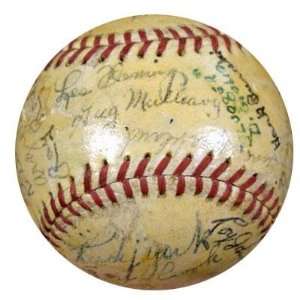 Hank Greenberg Autographed Ball   Major & Minor Leaguers 38 Autos 