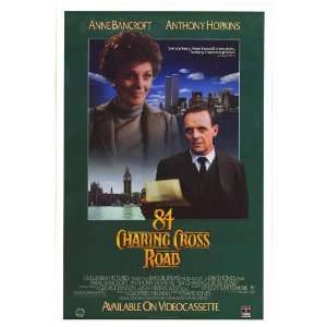  84 Charing Cross Road (1987) 27 x 40 Movie Poster Style B 