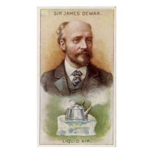  Sir James Dewar Scottish Chemist and Physicist Stretched 