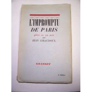 impromptu De Paris Jean Giraudoux  Books
