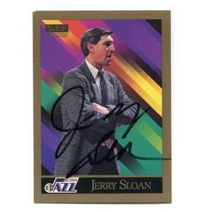Jerry Sloan Autographed 1990 Skybox Card