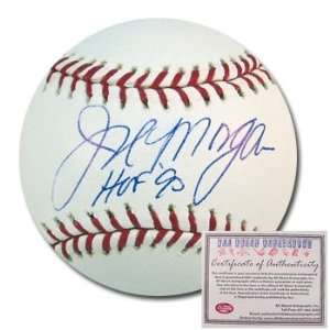 Joe Morgan Autographed/Hand Signed Rawlings MLB Baseball with HOF 90 