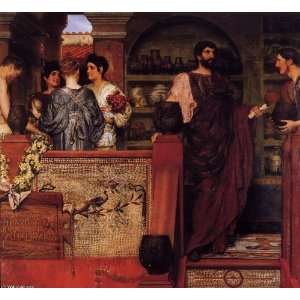   Lawrence Alma Tadema   24 x 22 inches   Hadrian Visiting a Romano Brit