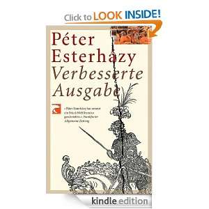   Ausgabe (German Edition) Péter Esterházy  Kindle Store