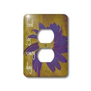  Patricia Sanders Inspirations   Purple Flower Find Joy Every Day 