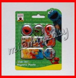 Sesame Street Cookie Elmo Magnetic Magnet Holder Memo  