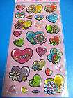 love heart crystal 3D stickers envelope seal label