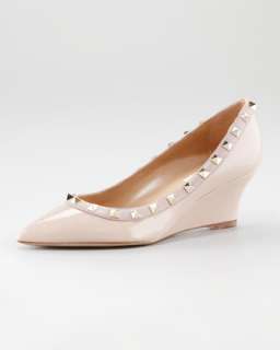 Leather Wedge Pump  