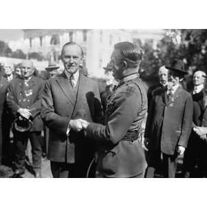   Coolidge & Lt. Dan R. Edward at White House, Washington, D.C., 10/3/24