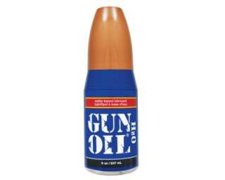 Gun Oil H2O Lube   Water Based Gel Personal Lubricant 8oz Bottle 