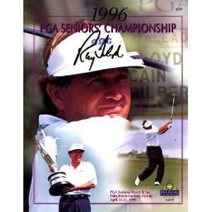  Ray Floyd Autographed 1996 PGA Senior CHampionship Program 