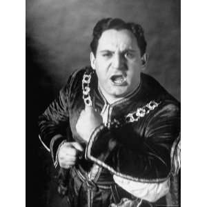  Operatic Tenor Richard Tucker Singing the Role of Enzo in 