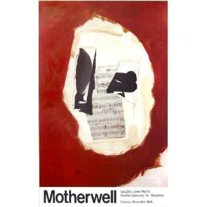  Galeria Joan Prats by Robert Motherwell 26.75x22 Art 