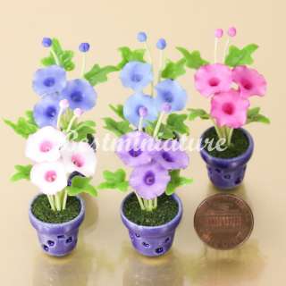   Glory Dollhouse Miniature Clay Flower Plant Garden 1:12 Wedding Favors