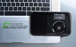 Pocket Digital Radio Audio Recording , FM Radio DAB  
