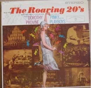 DOROTHY PROVINE, ROARING 20S   AUTOGRAPHED LP  