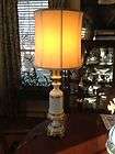Vintage Frederick Cooper Pottery & Brass Table Lamp  