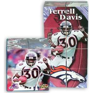 Terrell Davis Denver Broncos Pro Cube