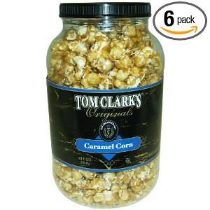 Tom Clark Originals Caramel Clusters, 32 Ounce Jars (Pack of 6)