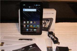 Samsung Galaxy Tab SPH P100 2GB, Wi Fi + 3G (Sprint), 7in   Black New 