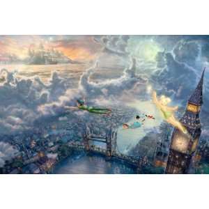 com Authentic Thomas Kinkade Limited Edition #316/495 S/N Tinker Bell 