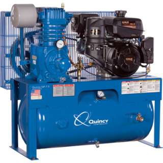   Reciprocating Air Compressor 14HP Kohler Gas Eng 30 Gal Horiz G314K30