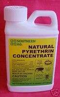 Natural Pyrethrin Concentrate, Organic Insecticide, 8oz  