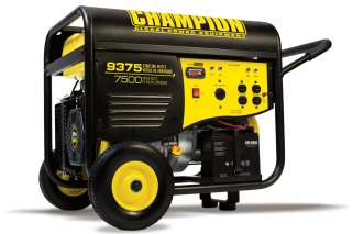 Champion 9375 Watt Portable Gas Generator Electric Start 41537  
