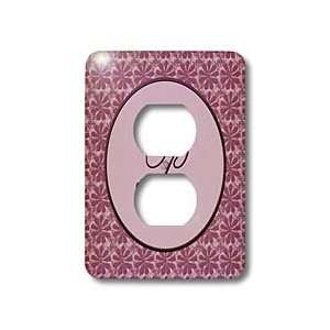   floral pattern all in rose pink monotones   Light Switch Covers   2